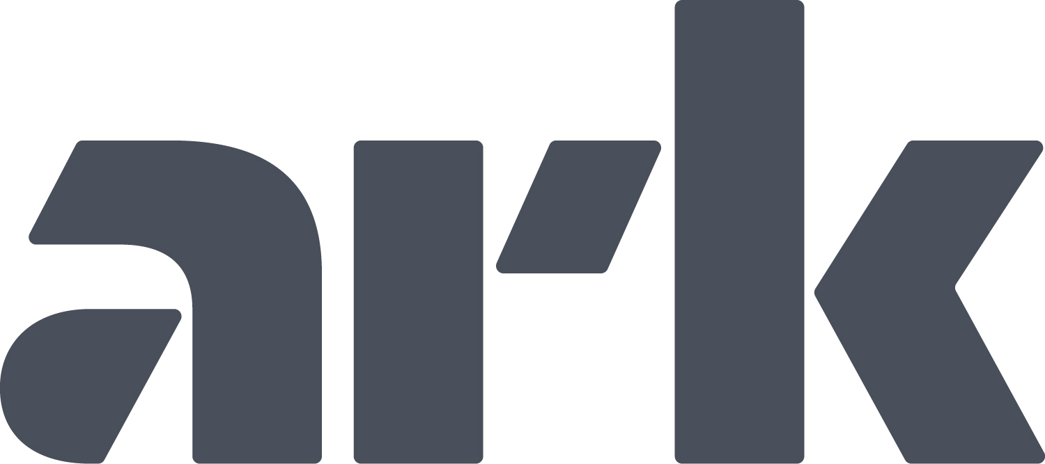 Dark grey new ARK logo