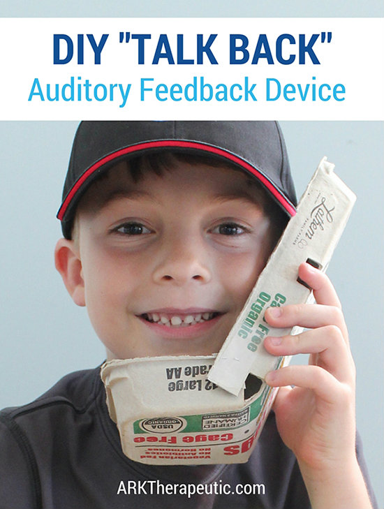 DIY "Talk Back" Auditory Feedback Device