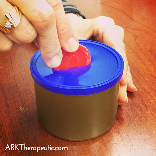 DIY Piggy Bank Fine Motor Activity