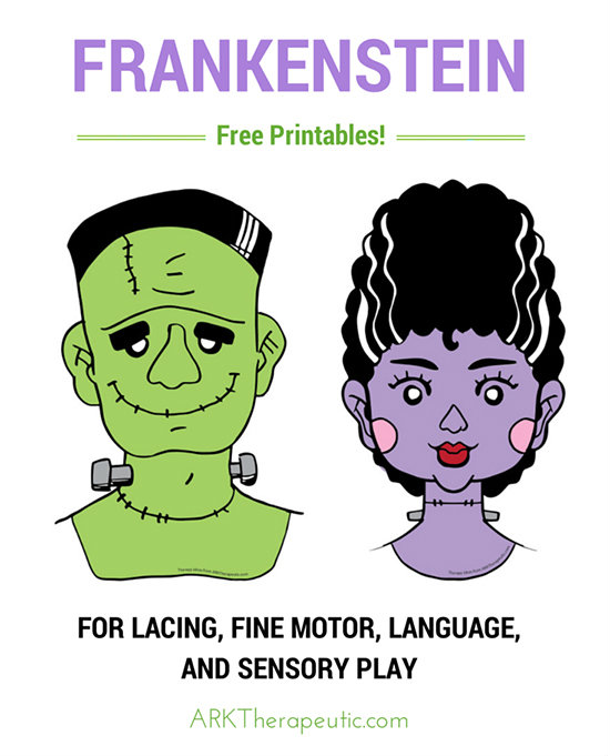 Halloween Activity for Fine Motor & Language Play