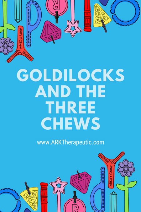 Blog graphic with blue background and illustrations of ARK chew tool peeking in from the sides