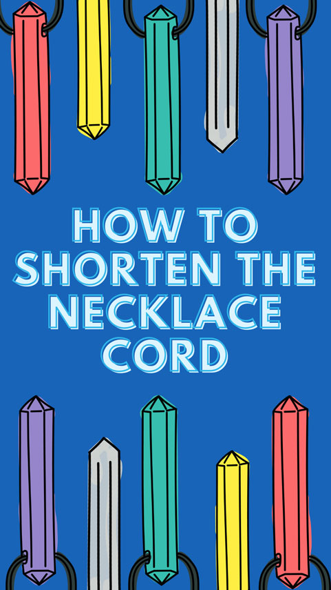How to Shorten the Necklace Cord for ARK Chewelry
