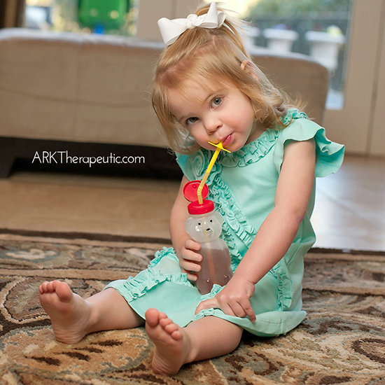 Babies Biting on Straws